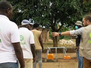 Setting up water points central african republic covid 19 response
