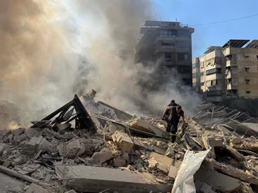 Beirut Israeli Airstrikes Aftermath AGENCY IMAGE