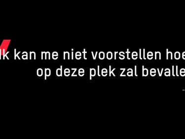 Quote van Wesal: "Ik kan me niet voorstellen hoe ik op deze plek zal bevallen"