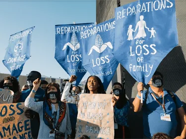Klimaatdemonstranten.