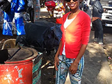 Sylvana Simons in Senegal.