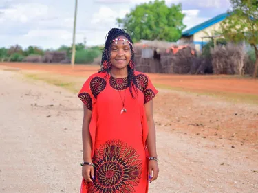Foto van Elizabeth Wathuti, klimaatactivist en oprichter Green Generation Initiative.