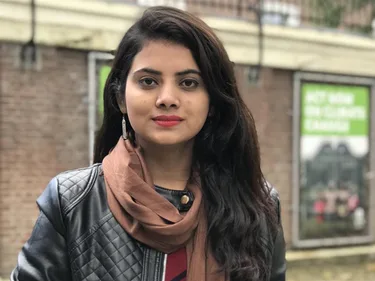 Portretfoto van de Pakistaanse Pakeeza