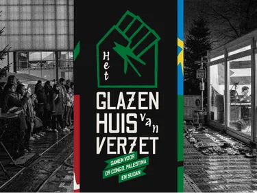 Glazen huis van verzet aganda event 2025