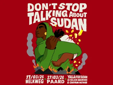 Dont Stop Talking About Sudan event poster verticaal maart 2025