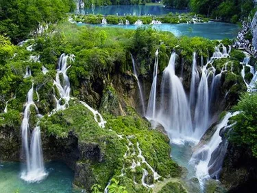 Plitvice watervallen