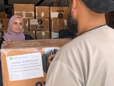 Gaza noodhulp voedselpakket 2024