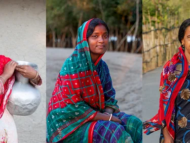 Monira, Protima en Kuruna uit Bangladesh