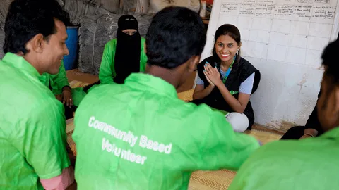Iffat Tahmid Fatema  aan het werk