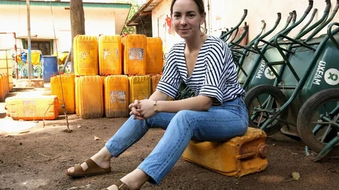 Oxfam medewerker Lily Seguin