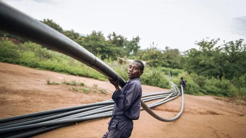 Oxfam novib drc waterleiding