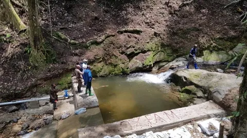 Oxfam waterleiding drc waterbassin