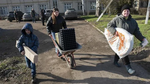 Family receives farming items