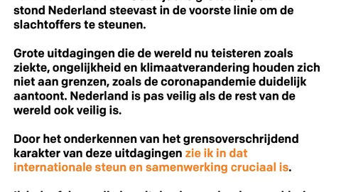 Stembusakkoord ontwikkelingssamenwerking