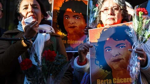 Oxfam novib demonstrratie berta caceres