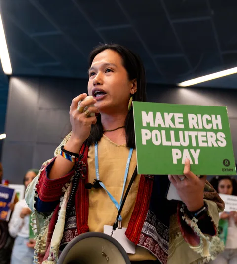 Joshua Villalobos at Bonn Climate Camp