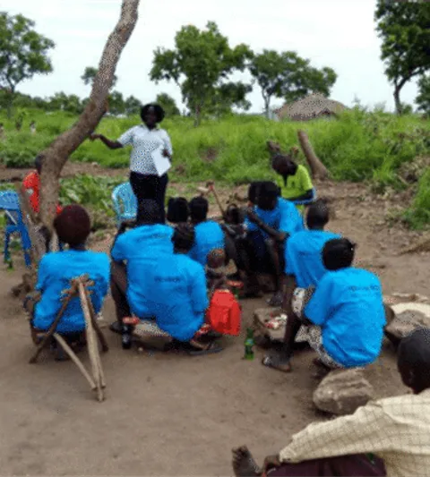 A group of people in Uganda
