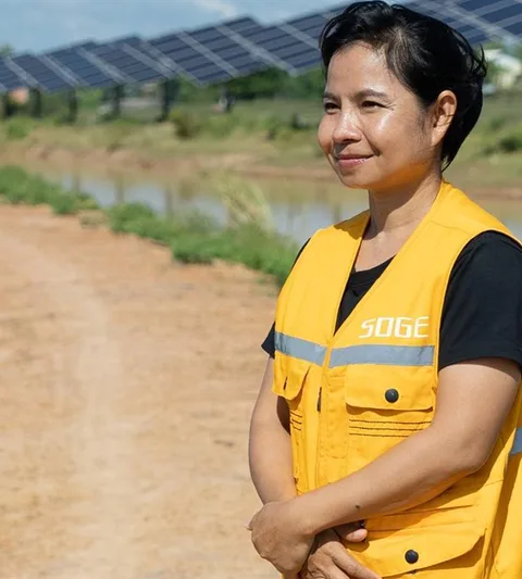 Kheav Thida, founder of solar green energy cambodia