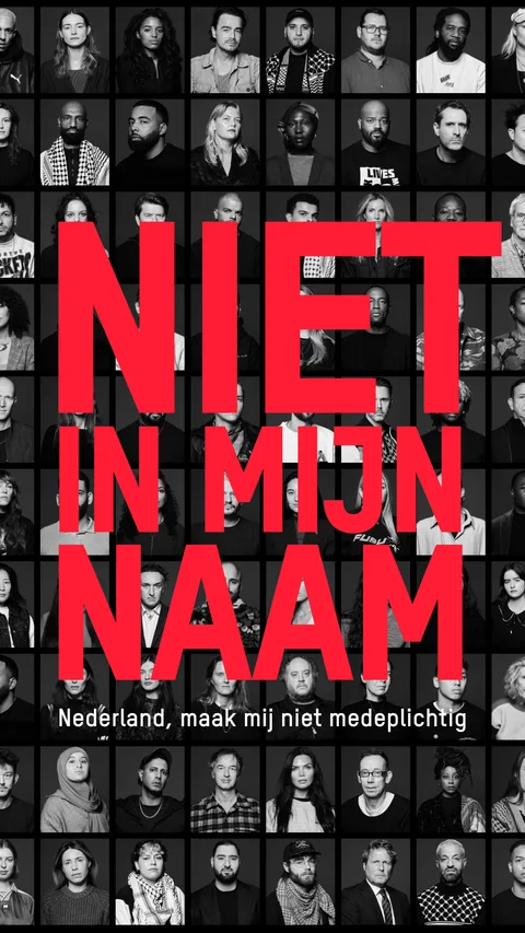 Niet in mijn Naam campagne 2024 verticaal