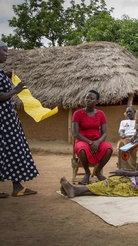 Boerin Hellen organiseert een bijeenkomst voor medeboeren