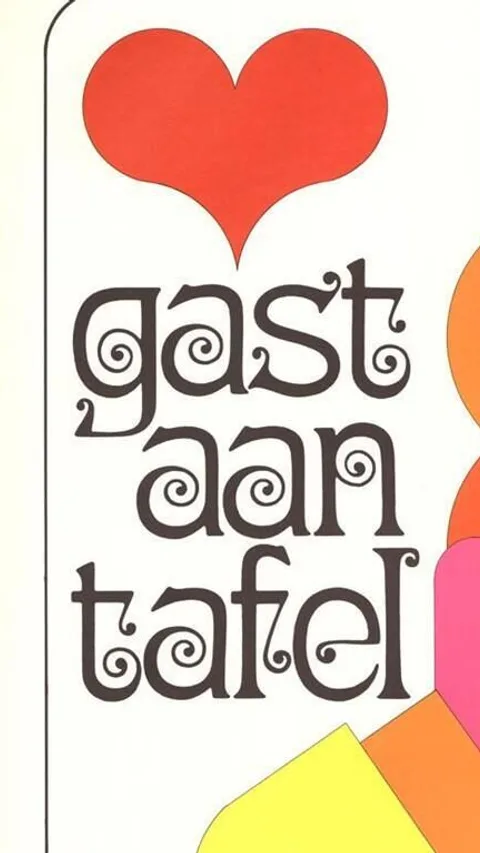 Oxfam Novib Poster Gast aan tafel - 1975