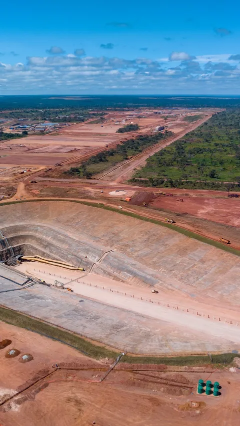 Kakoa mijn kopermijn in Zuid Congo