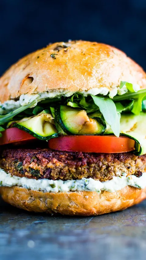 Meaty mediterranean bean vegan burger lisette kreischer